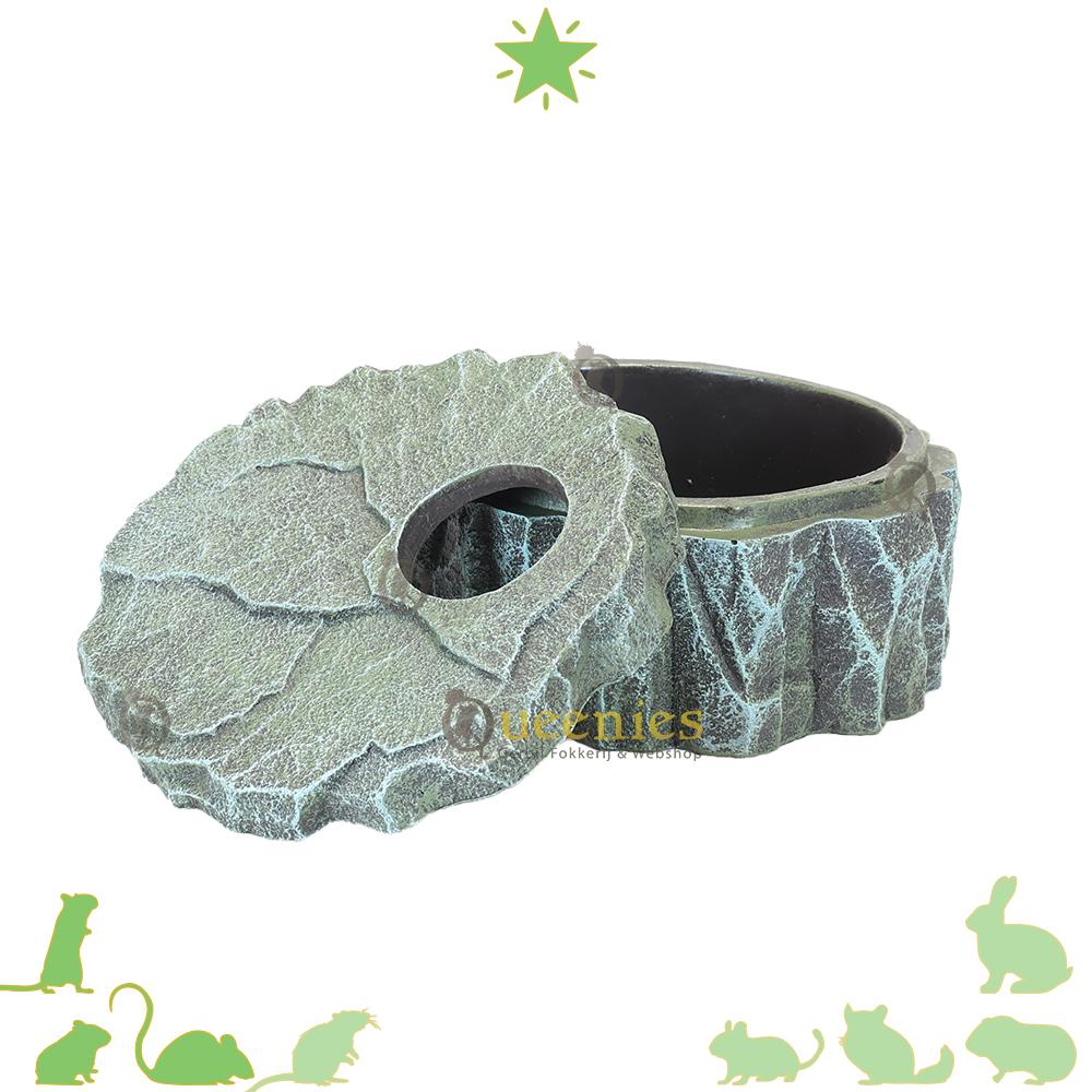 Rotsschuilplaats 16 cm natuurlijke schuilplek voor Hamsters en Gerbils