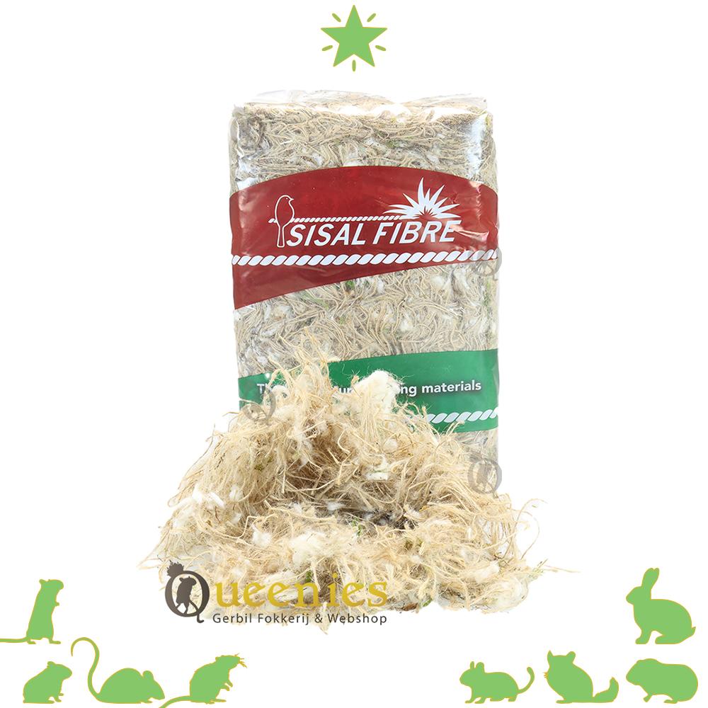 Jute Katoen & Mos 500 gram – Bodembedekking of Nestmateriaal voor elk soort Knaagdier Terrarium