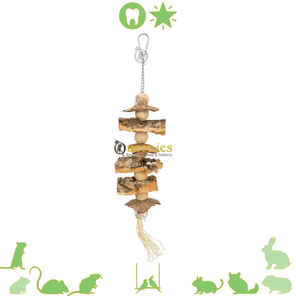 Klimtouw met Kurk 37 cm - Knaagvast Klimtouw voor Knaagdieren en Vogels