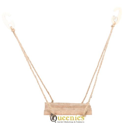 Houten schommel voor muizen