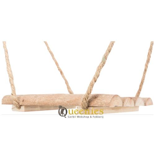 Houten schommel klimspeelgoed hamster