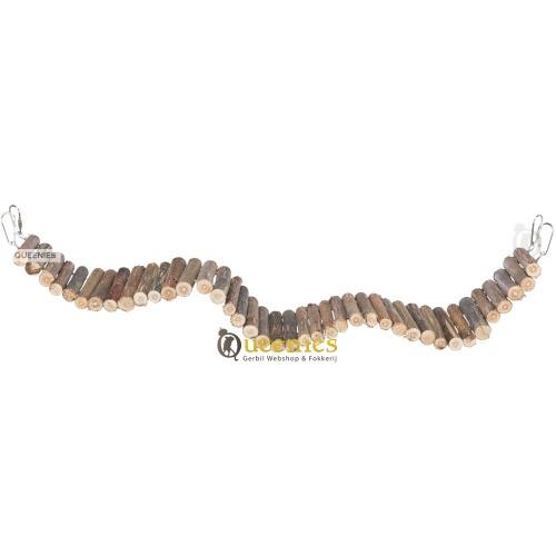 Afscheiding voor in een hamsterscape van wilgenhout