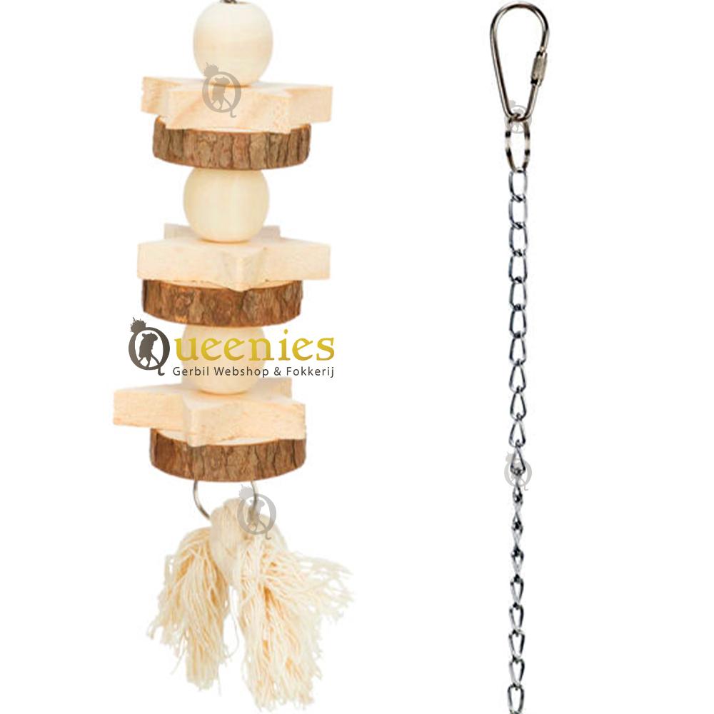 Knaagdieren speelgoed met klimtouw