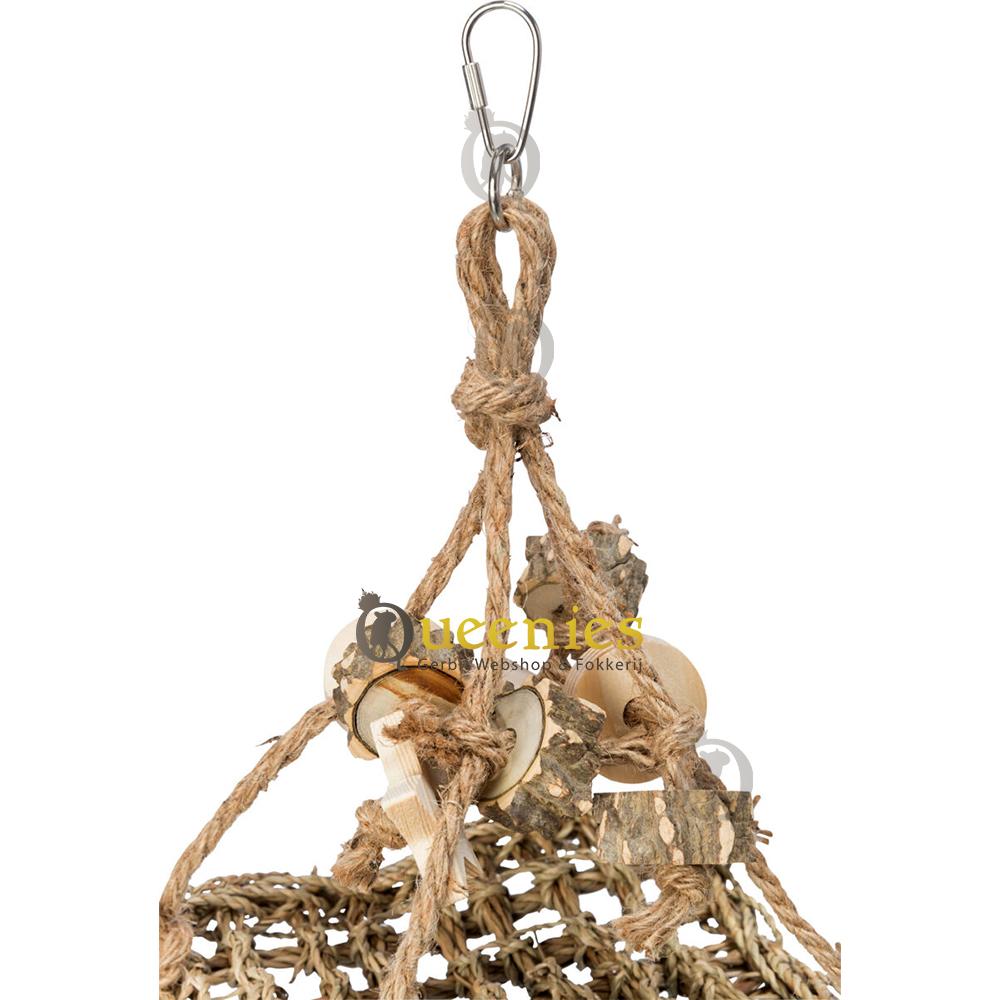 Handig ophangsysteem schommel in knaagdieren terrarium