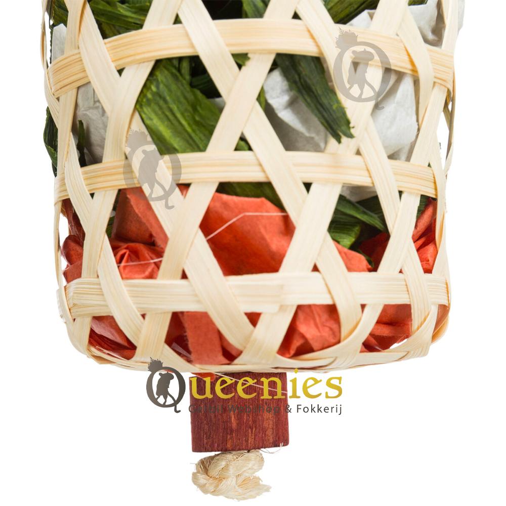 Speelrol met papier voor snack verstopplek