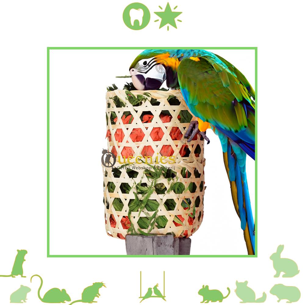 Foerageer Speelrol voor papegaaien