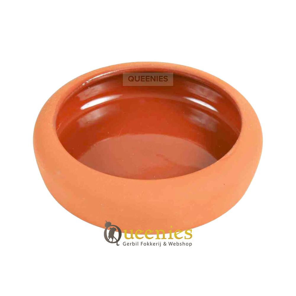 Gerbil voerbak terracotta