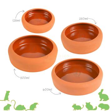 Terracotta Voerbak Knaagdier