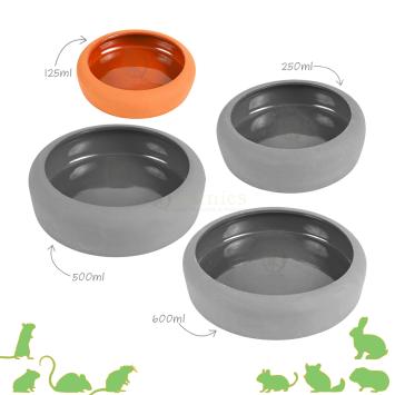 Terracotta voerbak Dwerghamster en Gerbils