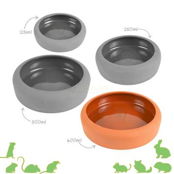 Terracotta voerbak Cavia's en Konijnen