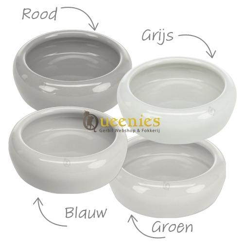 Grijs Gerbilvoerbakje