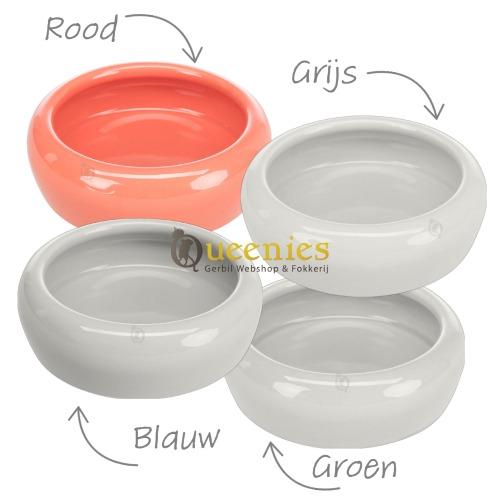 Rood voerbakje voor Dwerghamster