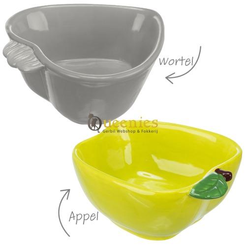 Keramische voerbak voor Cavia en Konijn