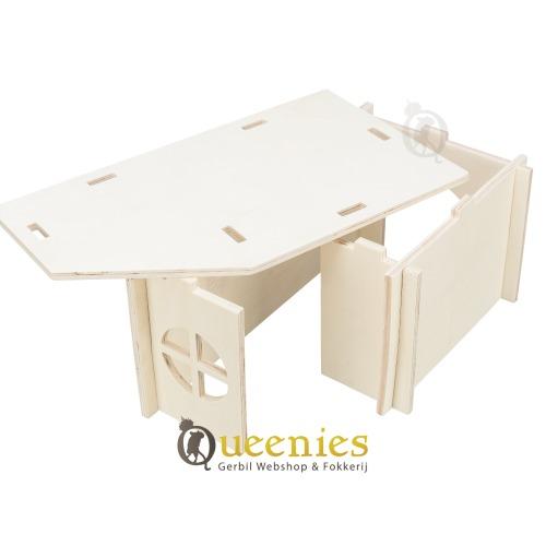 knaagdierhuisje met afneembaar dak