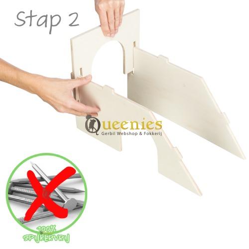 Handleiding voor Knaagdierhuis Bent stap 2