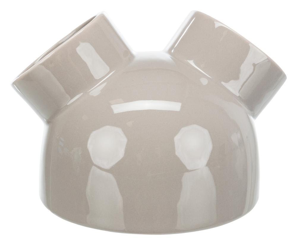 Keramiekhuis / badzand schaal met 3 ingangen