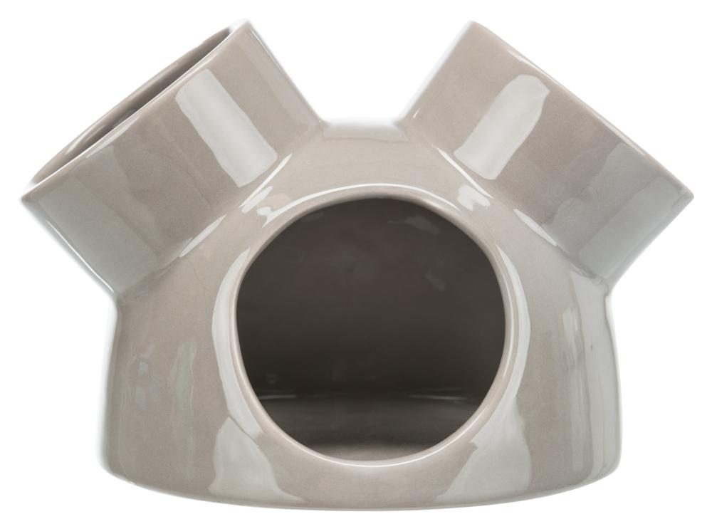 Keramiekhuis / badzand schaal met 3 ingangen