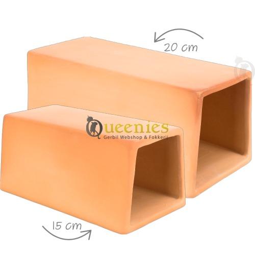 Keramiek tunnel in Hamsterscaping