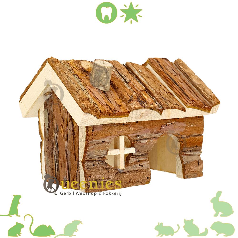 Boerderij huisje Hendrik voor hamster 15 cm
