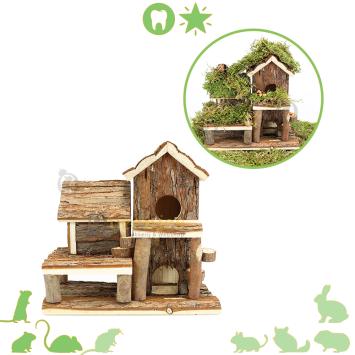 Gerbilhuisje voor knaagdieren in hamsterscaping