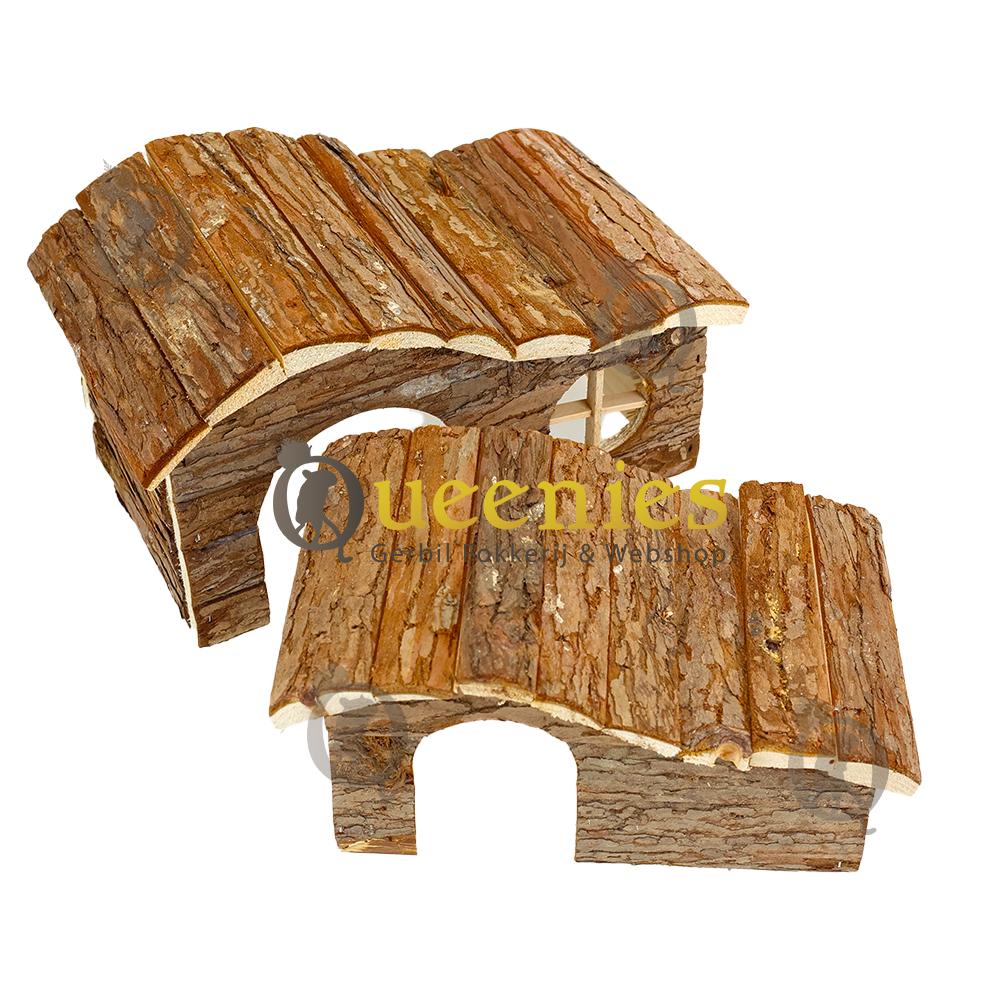 Hamster huis hanna met golfdak voor Gerbils