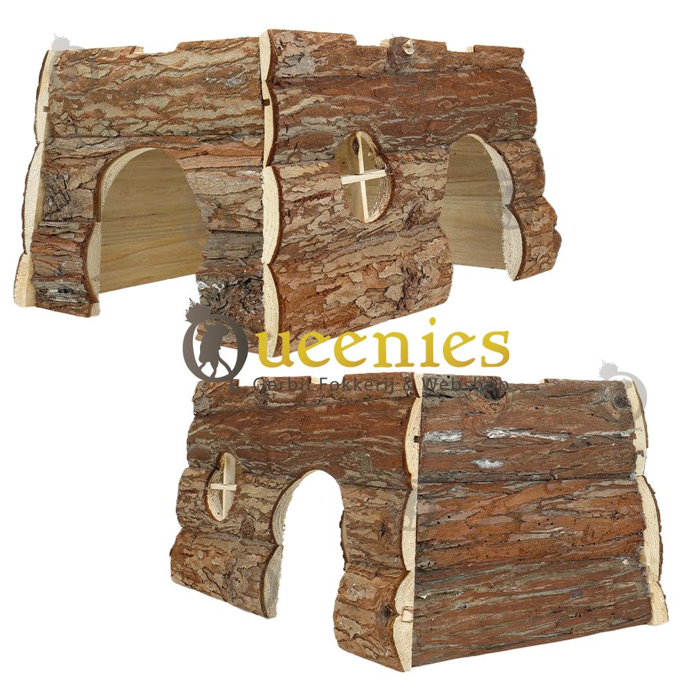 Knaagdierenhuis met natuurlijke uitstraling