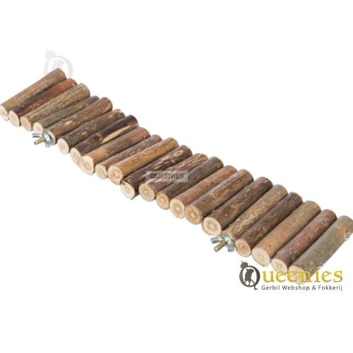 Buigbare ladder met schroefbevestiging voor traliekooien