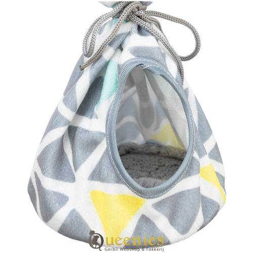 Hangzak als schuilplek voor Muizen