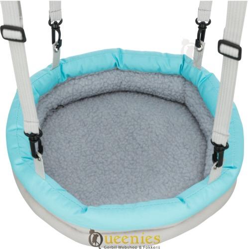 Blauwe hangmand knuffel relax voor Gerbils