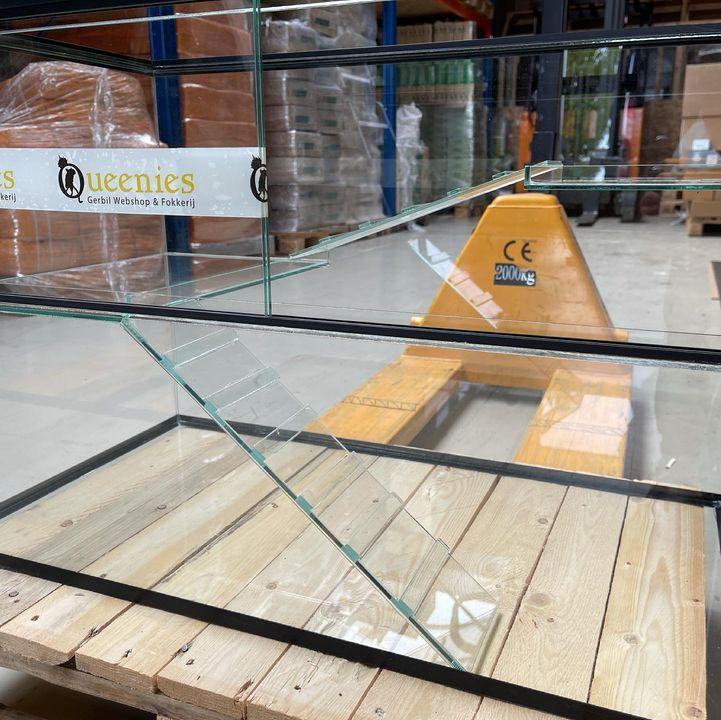 Glazen trap 40 cm voor Degoe