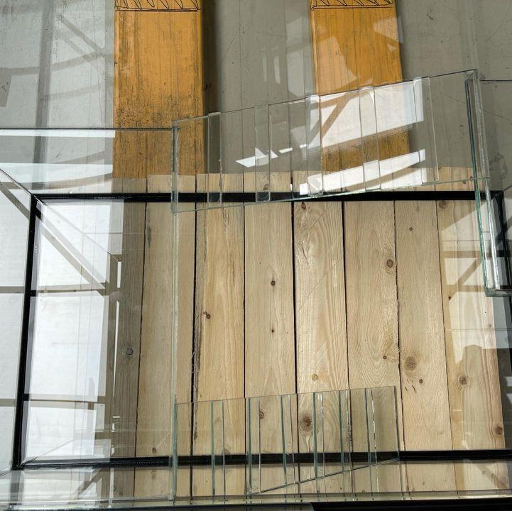 Glazen trap 40 cm in Terrarium