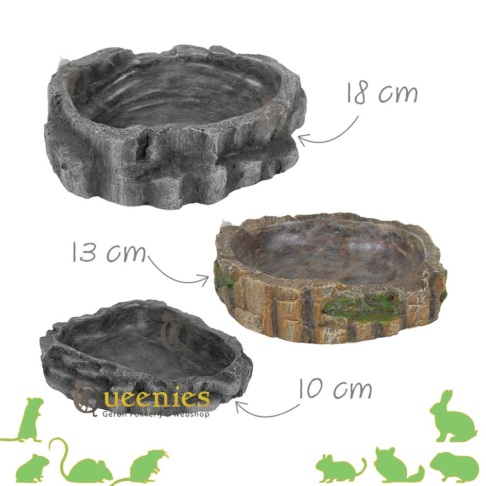 Voerschaal regenwoud 13 cm voor gerbil