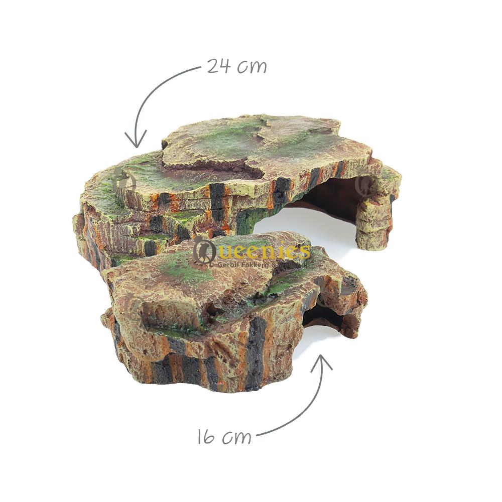 Rotshuizen van kunsthars voor knaagdieren