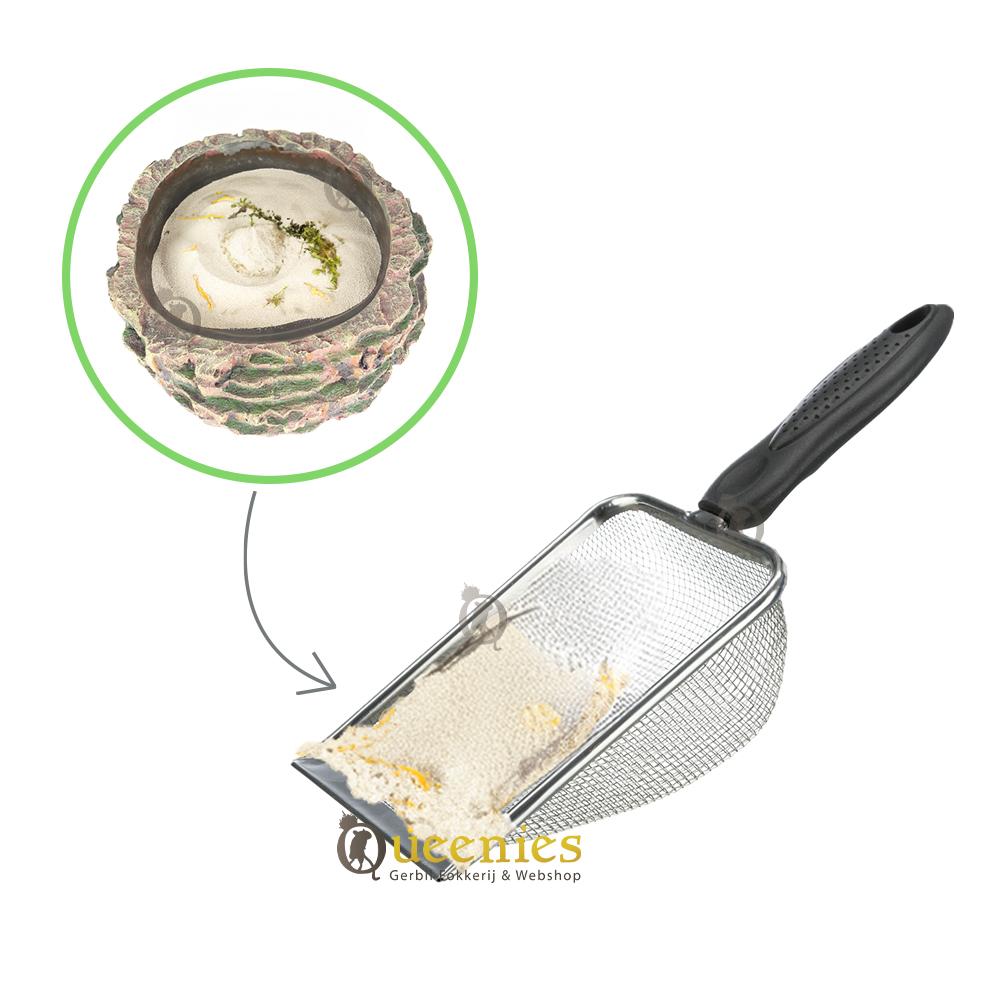 Trixie Badzand Zeef / schep - Badzand zeven voor langere houdbaarheid