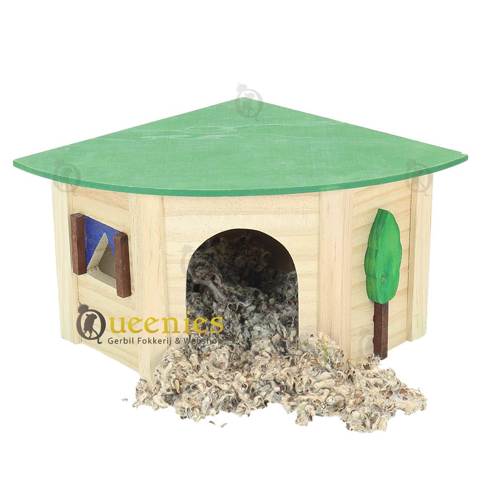 Knaagdierhuisje met plat dak