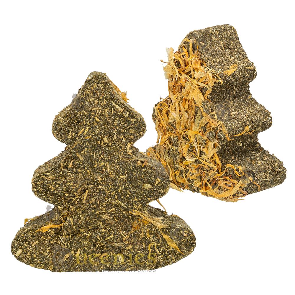 Kerstboom snack voor knaagdieren en konijnen