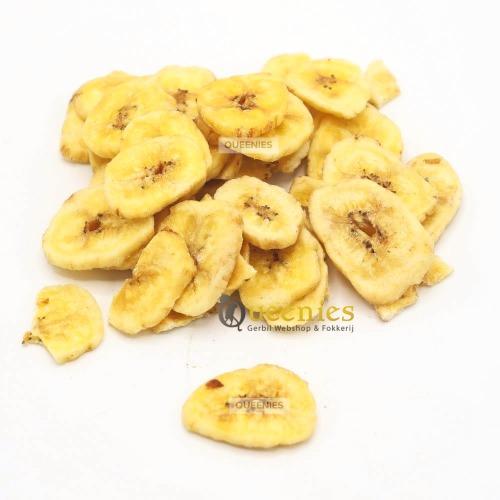 Banaan schijfjes - krakante bananen chips voor Knaagdieren