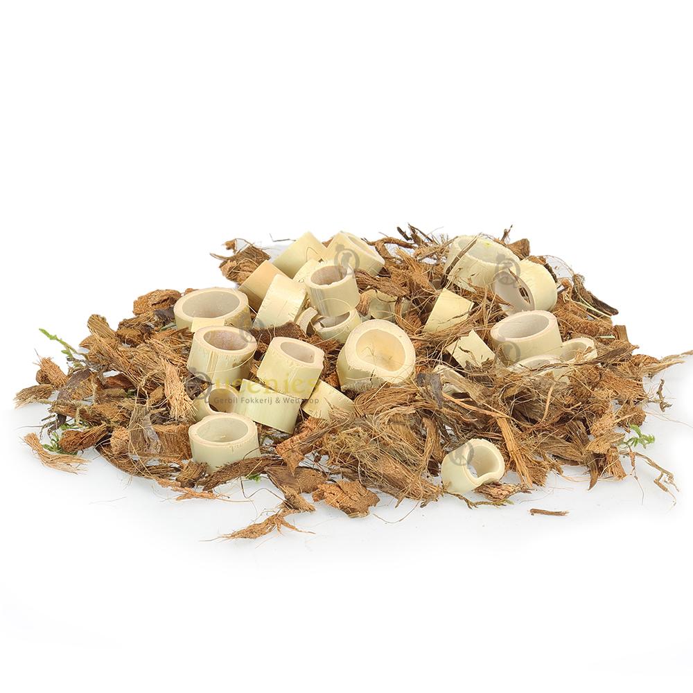 Natuurlijke materialen combineren met kokosvezel