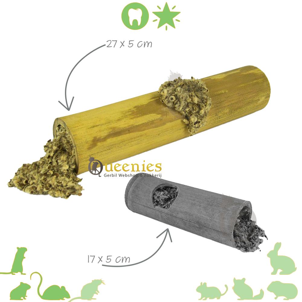 Bamboe Tunnel voor hamster 27 cm