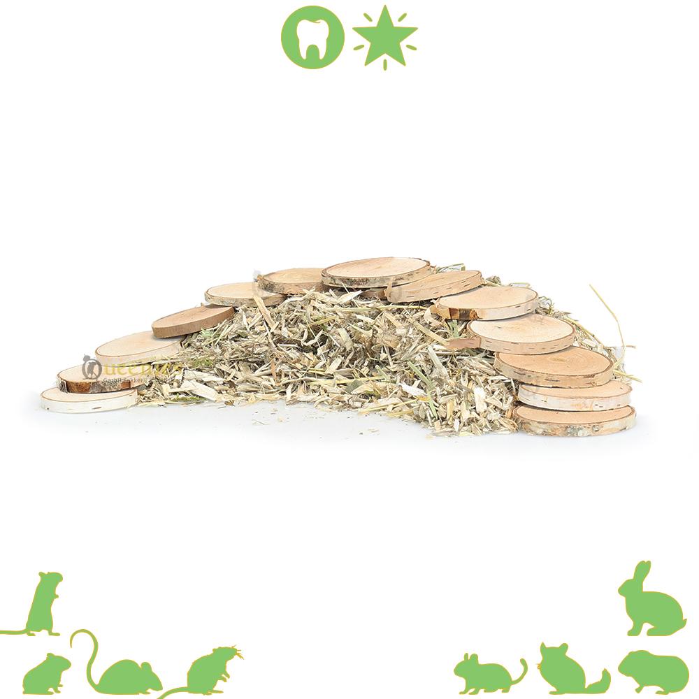 DIY berkenschijven voor knaagdieren