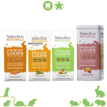 Selective Loops assortiment in stevig metalen bewaarblik