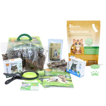 Kitten startpakket met Groene Thee kattenbakvulling
