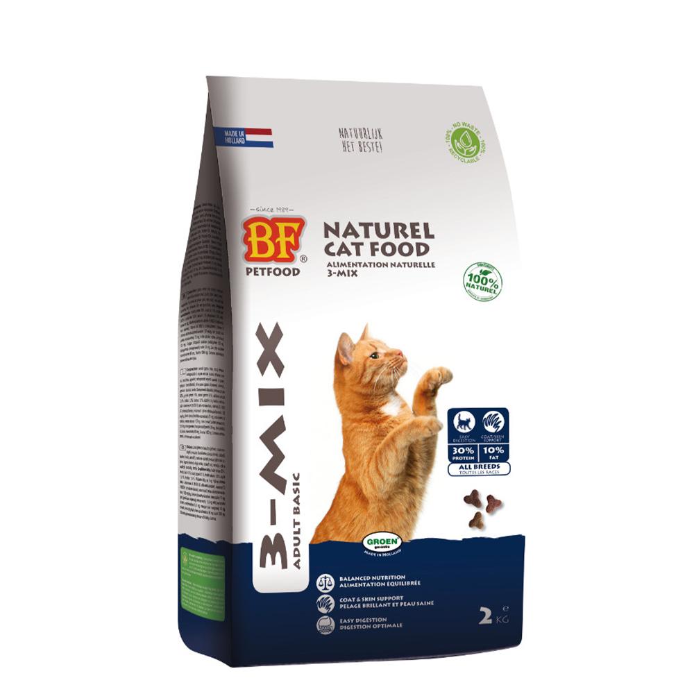 Gevarieerde kattenbrokjes voor volwassen katten, rijk aan dierlijke eiwitten