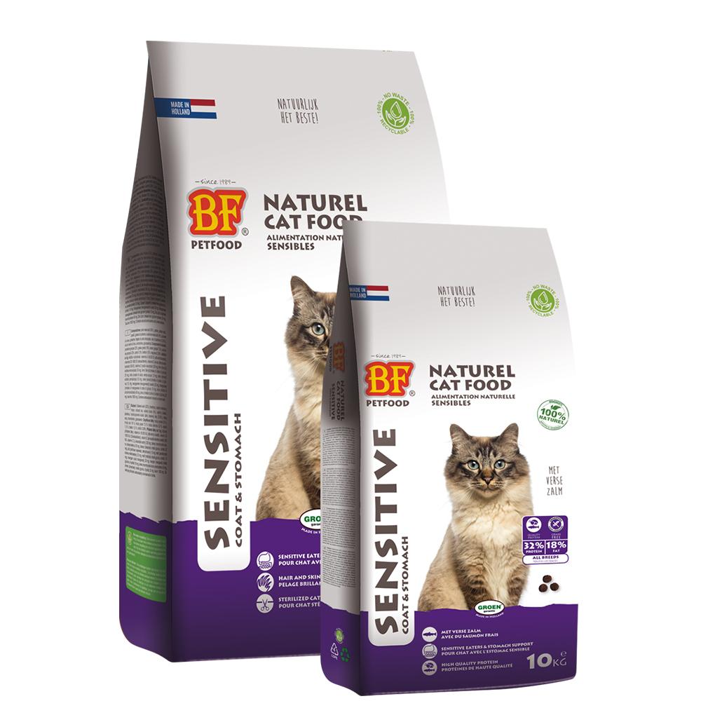BF Kattenbrokken Sensitive – hypoallergeen kattenvoer met zalm
