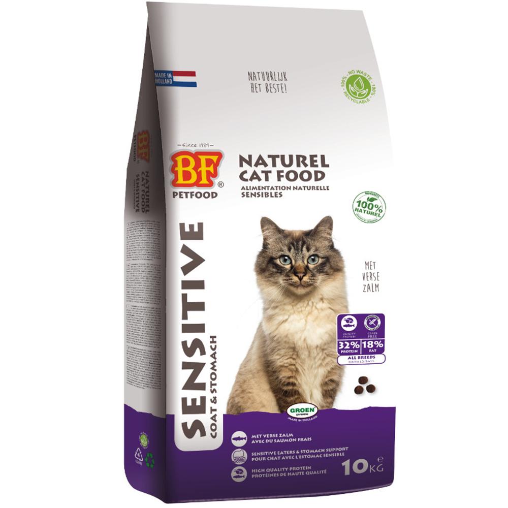 Natuurlijk kattenvoer voor volwassen katten met voedingsgevoeligheid