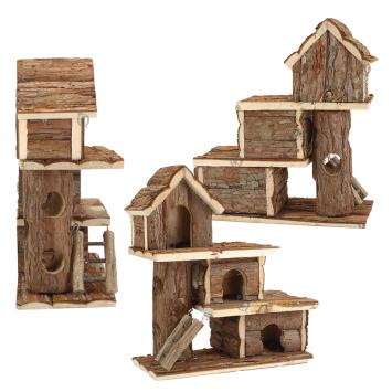 Klim en speelhuis voor knaagdieren