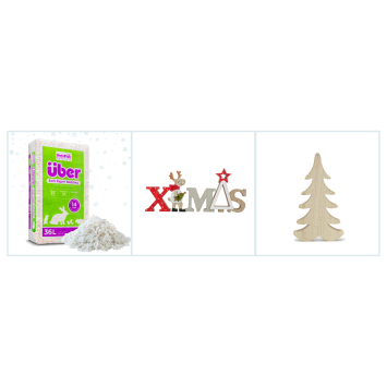 Startespakket met kerst artikelen