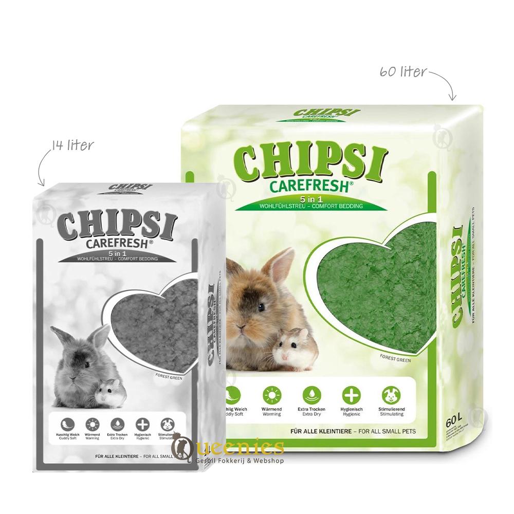 Chipsi Carefresh Forest Green 60 liter grote verpakking