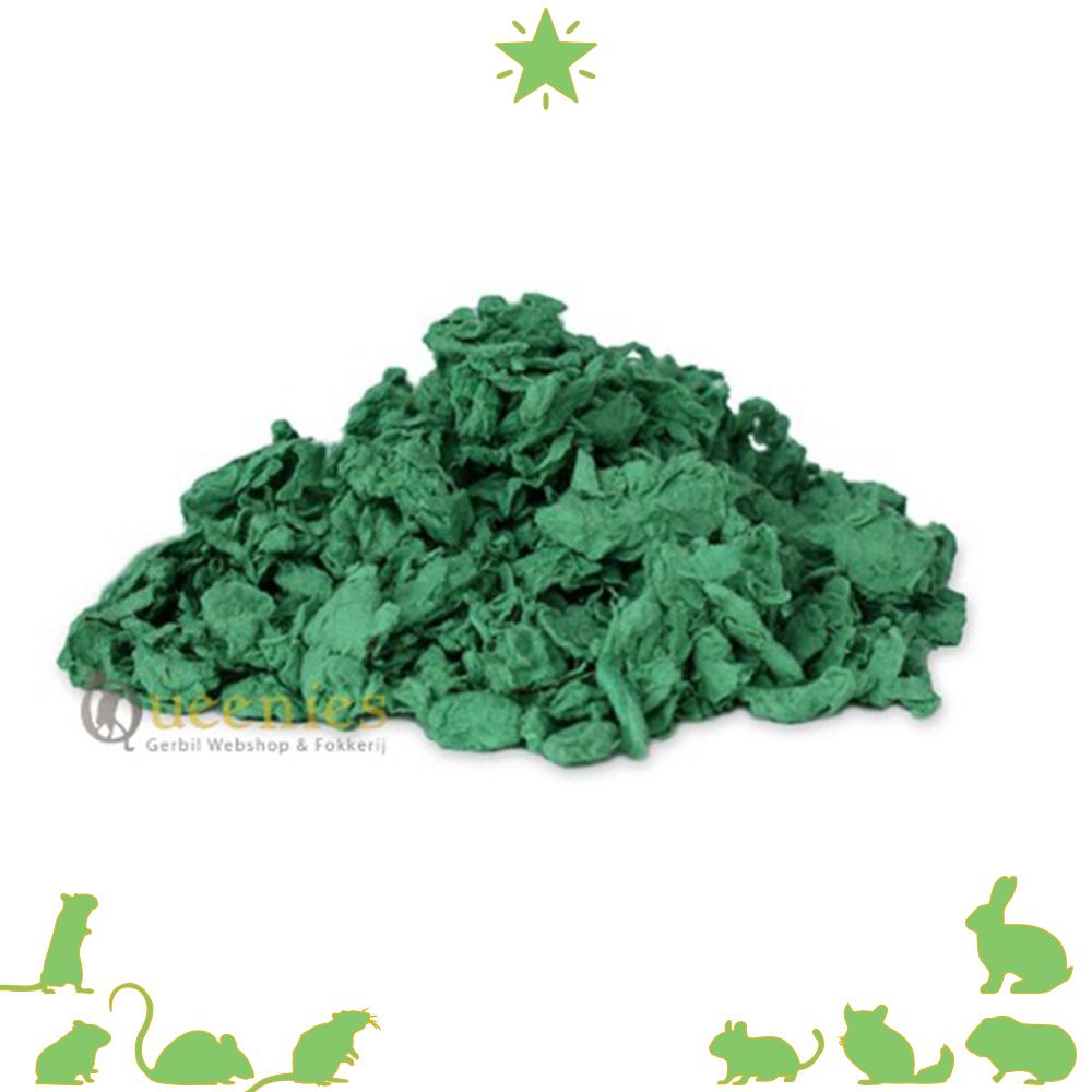 Chipsi Carefresh Forest Green, groene zachte bodembedekking voor hamsterscaping