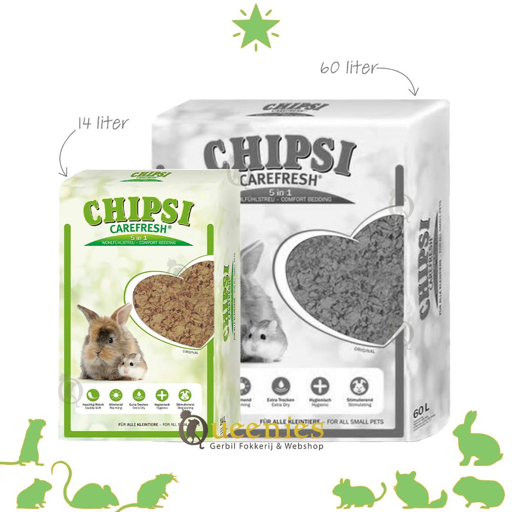 Chipsi Carefresh Natural voor geurvrije bodembedekking